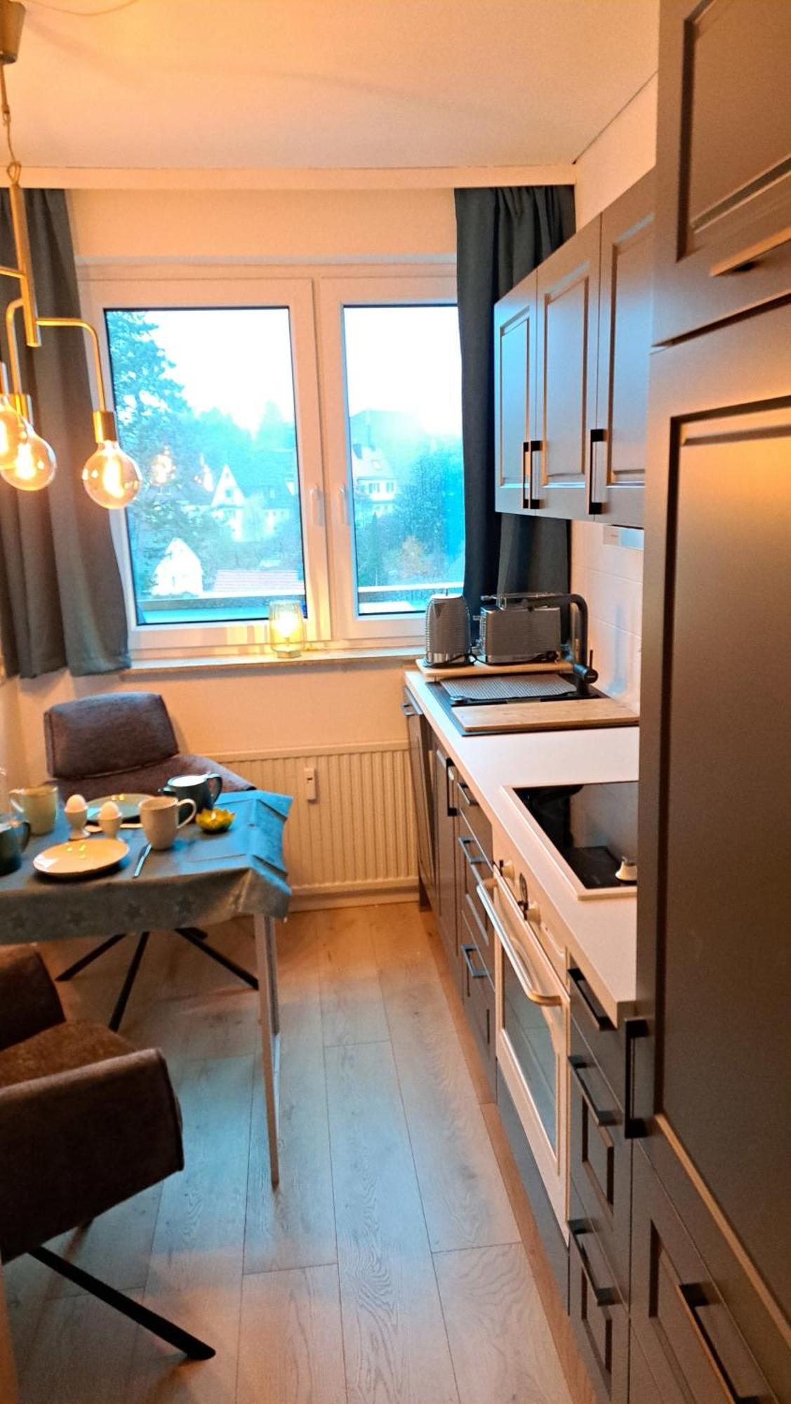 Das Kleine Penthouse Mit Kamin Bad Sachsa Esterno foto