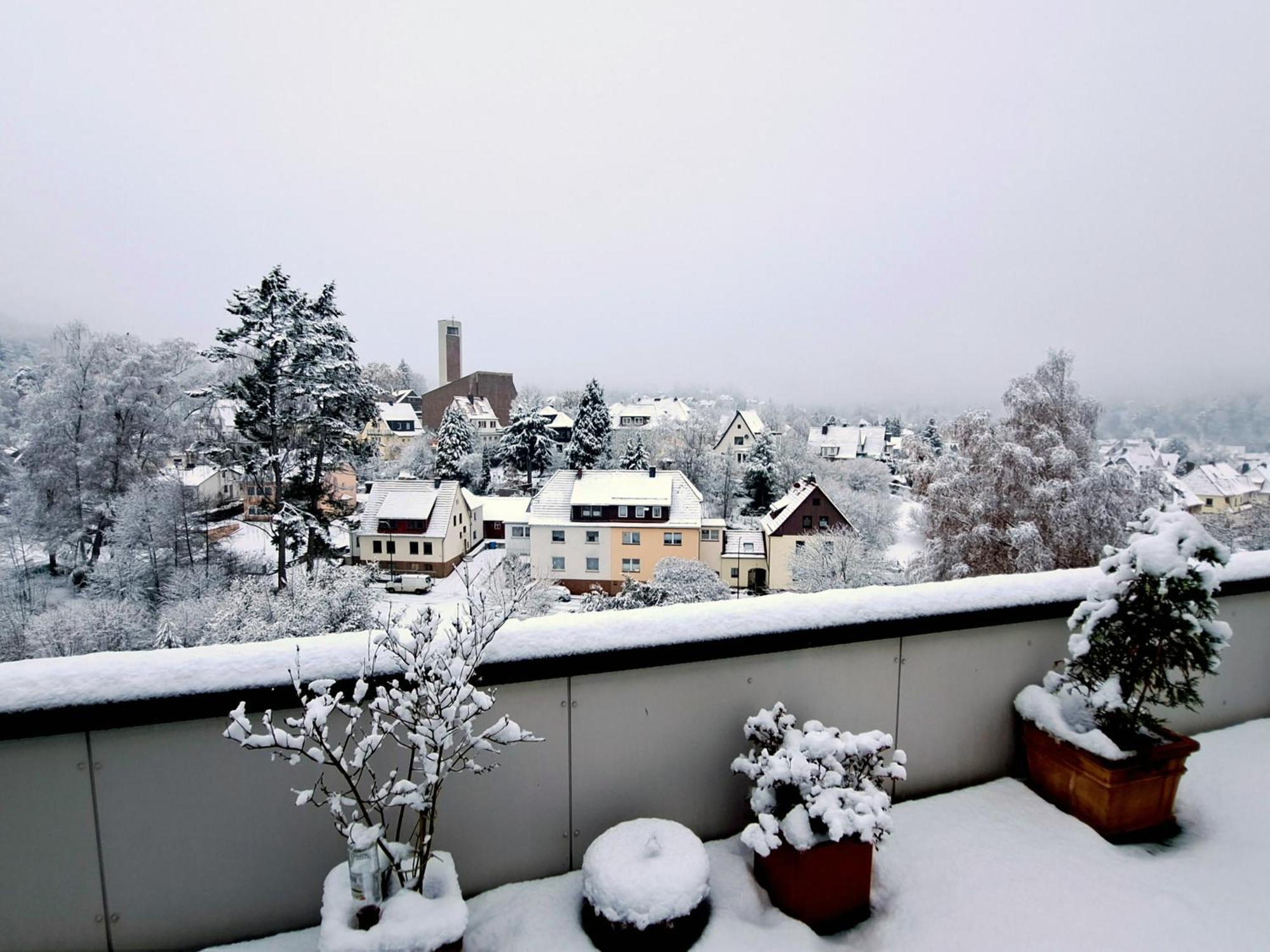 Das Kleine Penthouse Mit Kamin Bad Sachsa Esterno foto