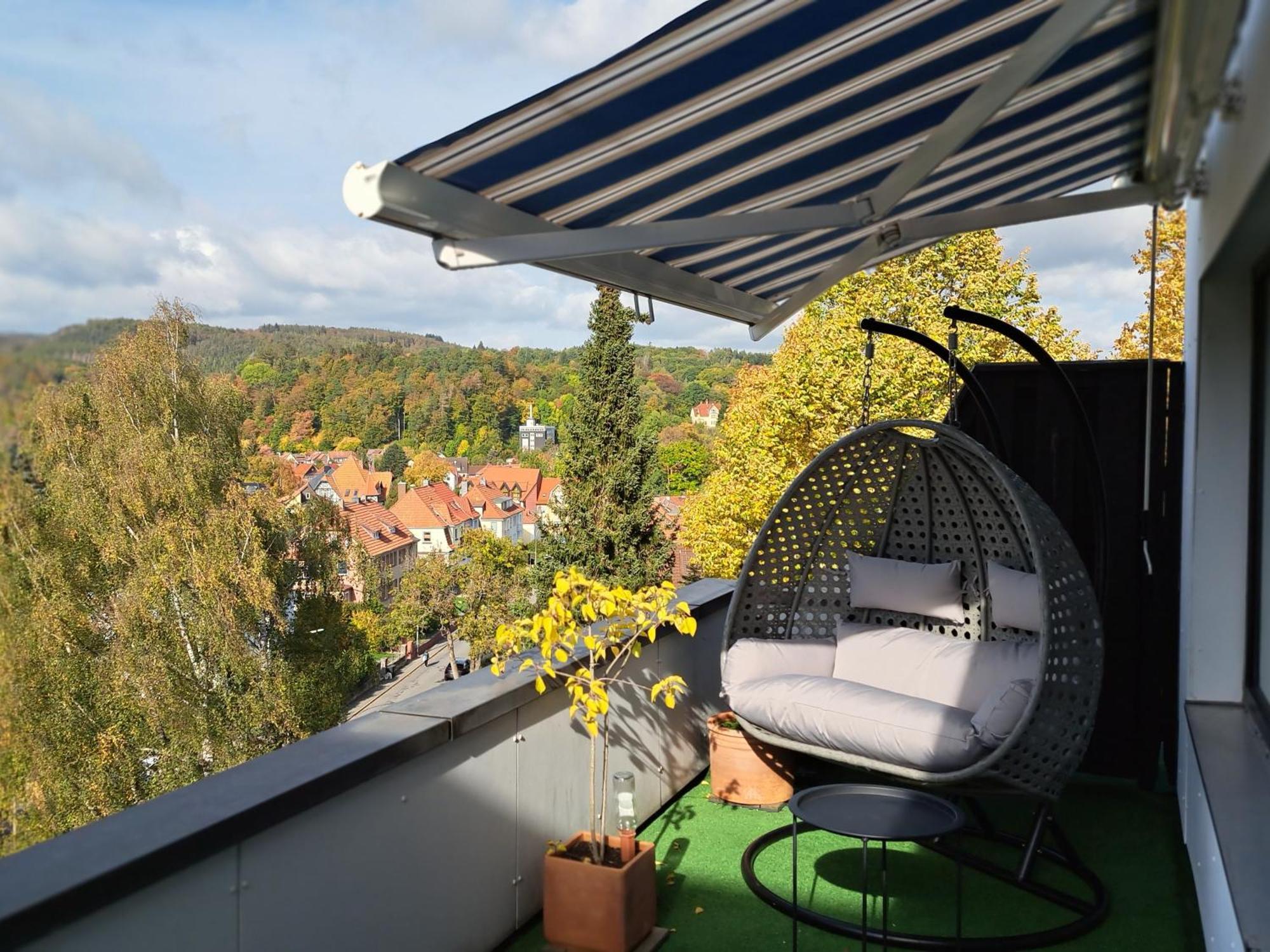 Das Kleine Penthouse Mit Kamin Bad Sachsa Esterno foto